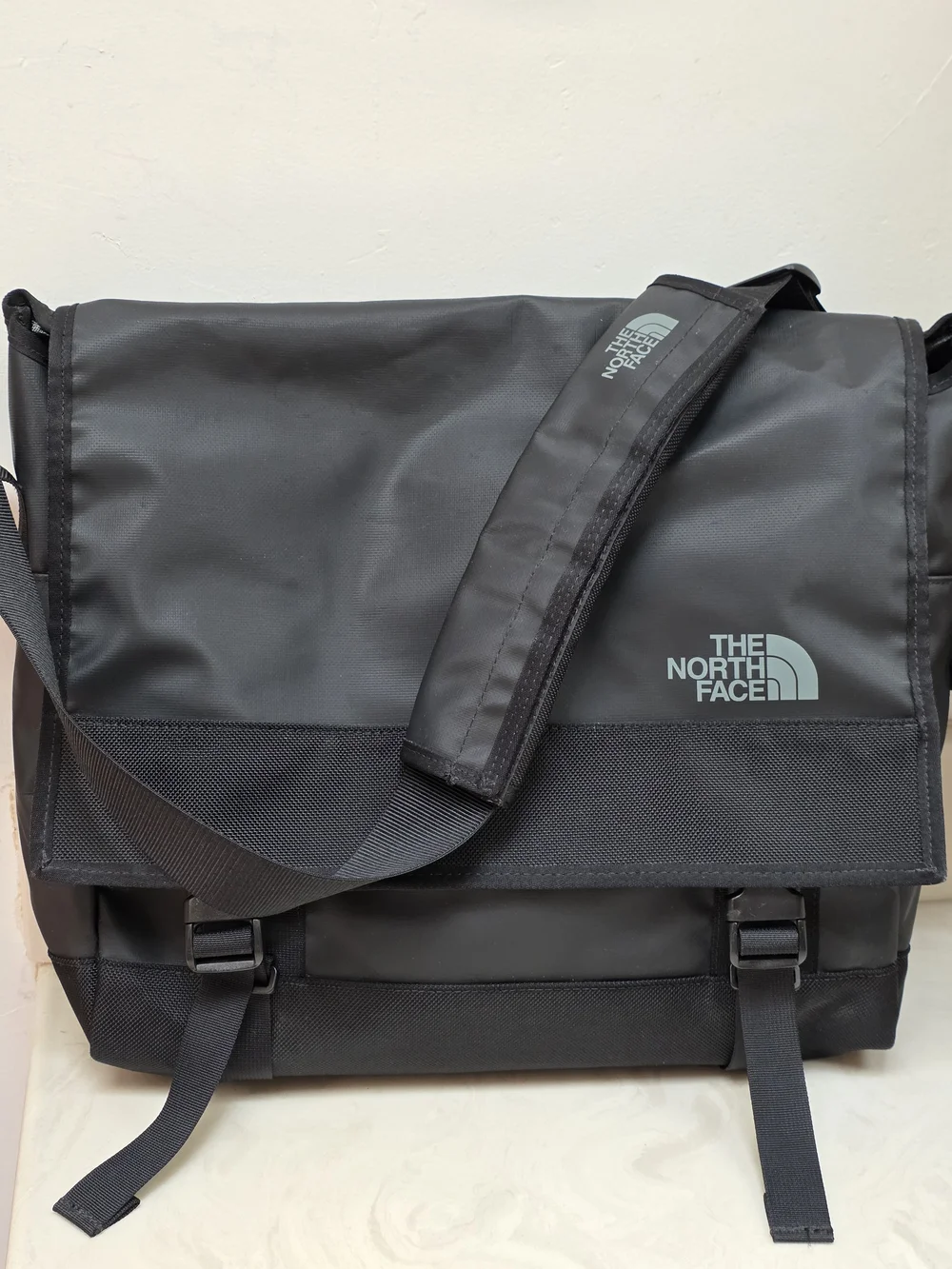 The North Face Black Messenger Laptop Crossbody Bag